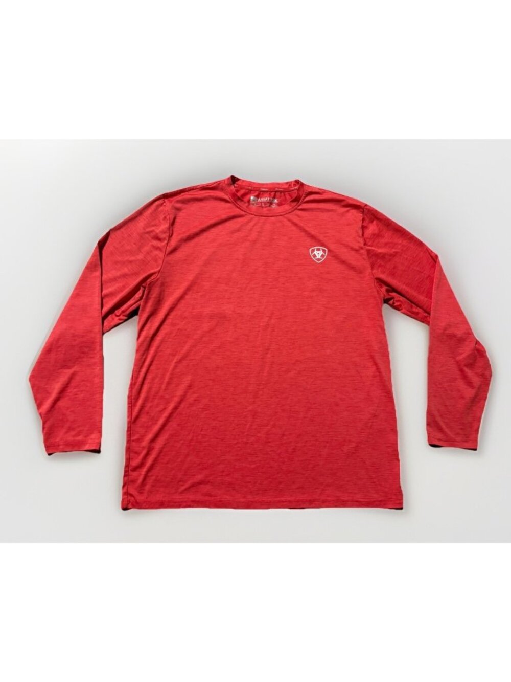 Ariat Tek Kids Pullover Size Medium Long Sleeve Top Red